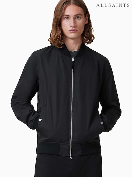 AllSaints Black Rev Bassett Bomber Jacket (F41475) | €250