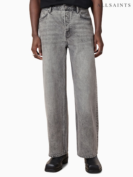 AllSaints Grey Lenny 100% Organic Cotton Jeans (F41485) | €185