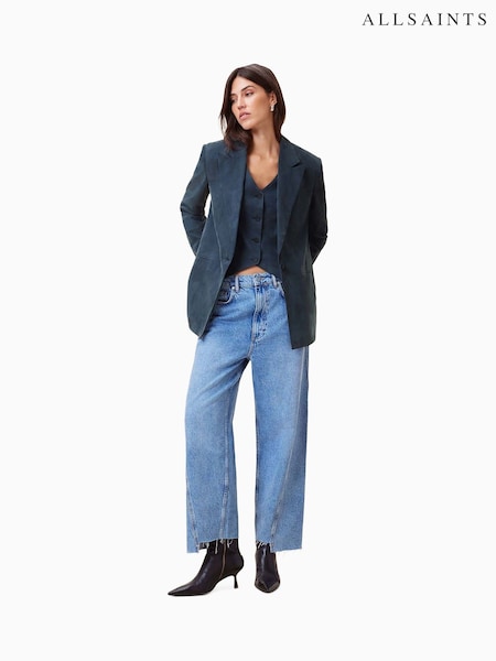 AllSaints Blue Averie Ten Blazer (F41507) | 1,430 QAR
