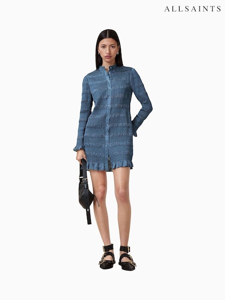 AllSaints Blue Meg Mini Dress (F41508) | 10,754 UAH