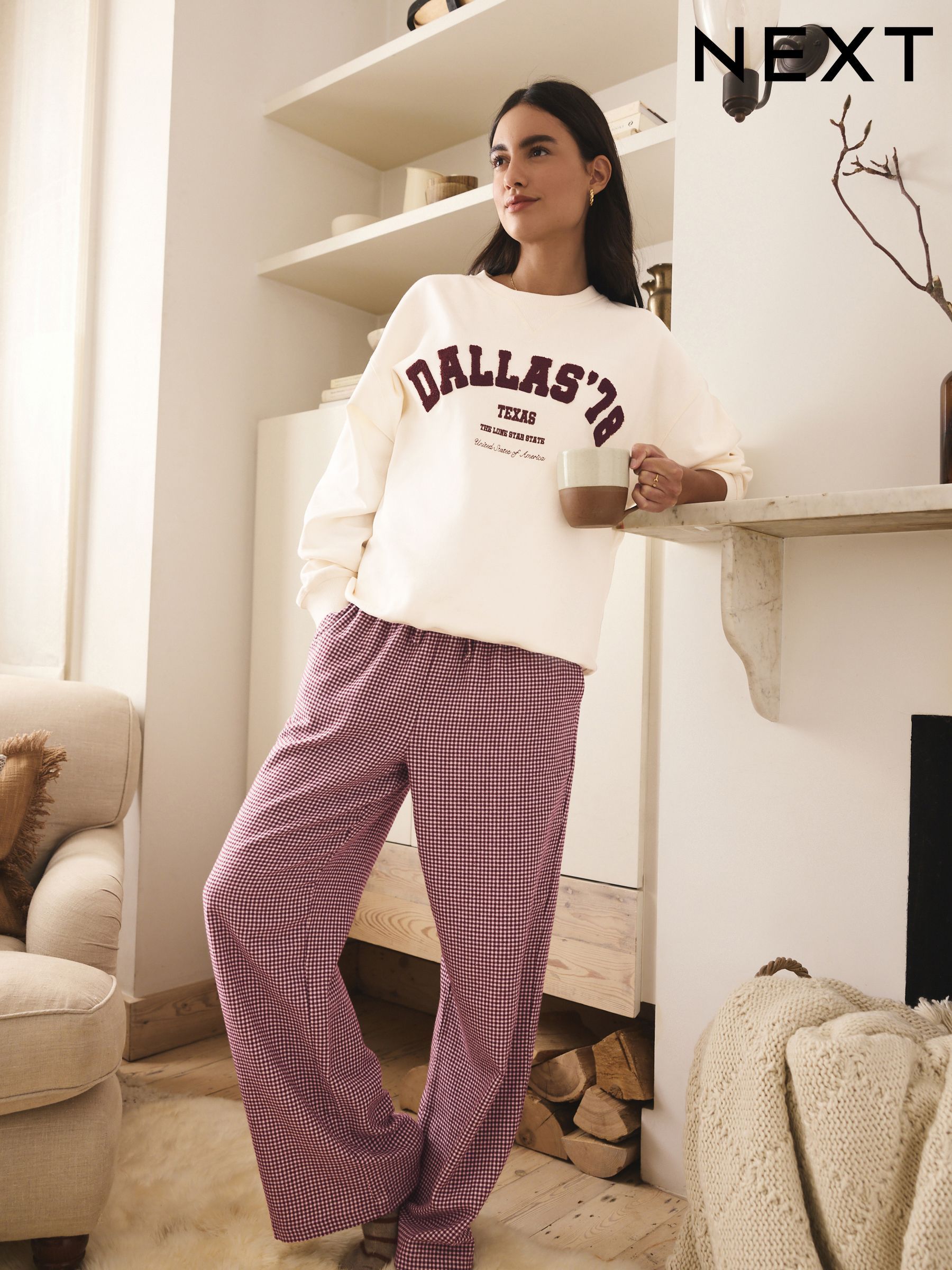 トップス iiimmmiii Buy Women's Red Pyjama Tops Graphic Online | Next Poland