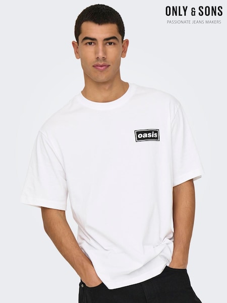 Only & Sons Oasis Band Relaxed Fit T-Shirt (F41585) | 31 €