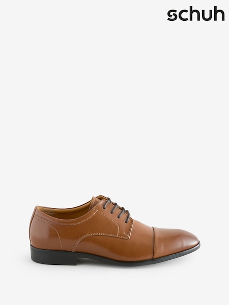 Schuh Ross Lace-Up Derby Brown Shoes (F41596) | €60