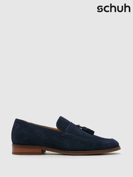 Schuh Blue Ronen Suede Loafers (F41603) | AED320