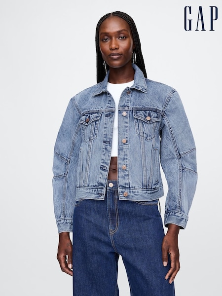 Gap Barrel-Sleeve Icon Denim Jacket (F41663) | €99
