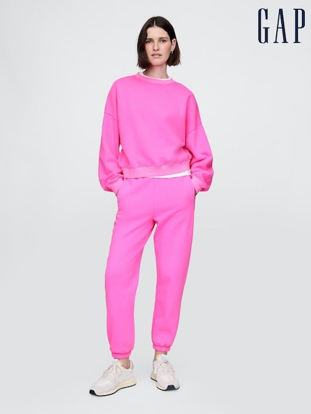 Gap Pink Vintage Soft Wedge Crew Neck Sweatshirt (F41675) | €54