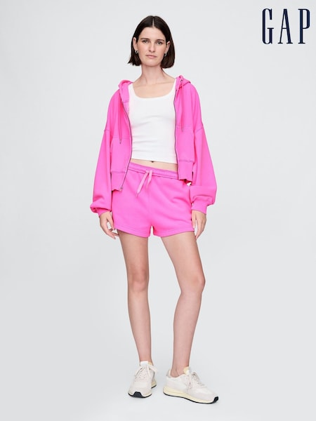 Gap Pink Vintage Soft Fleece-Lined Pocket Shorts (F41691) | €33