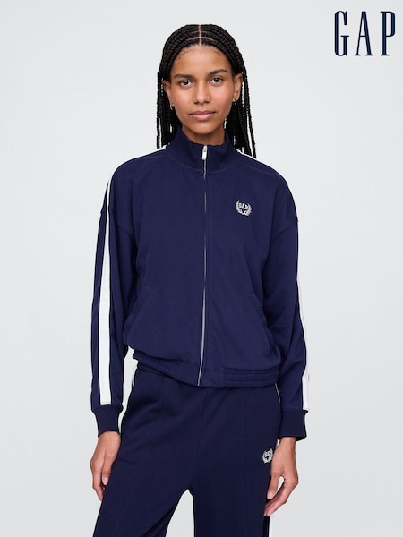 Gap Navy Blue Vintage Soft Logo Track Jacket (F41793) | €64