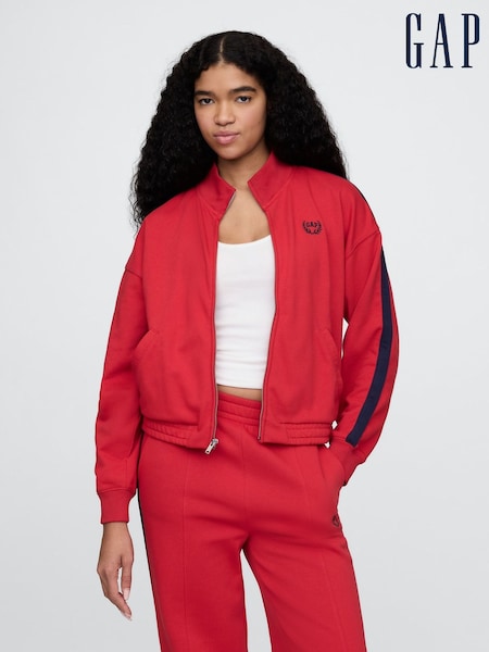 Rojo - Chaqueta deportiva suave de estilo vintage con logo de Gap (F41796) | 64 €