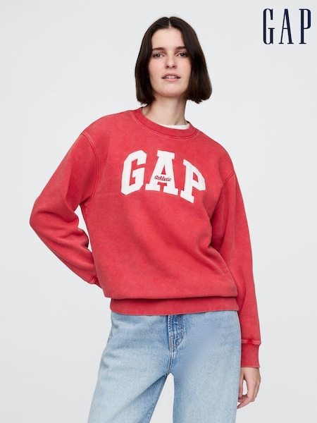 Gap Red Vintage Soft French Terry Logo Sweatshirt (F41826) | €59