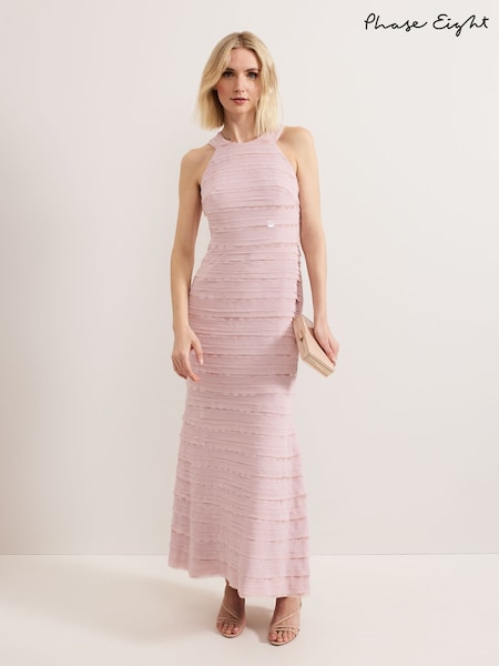 Phase Eight Pink Amitis Sequin Dress (F41888) | AED2,149