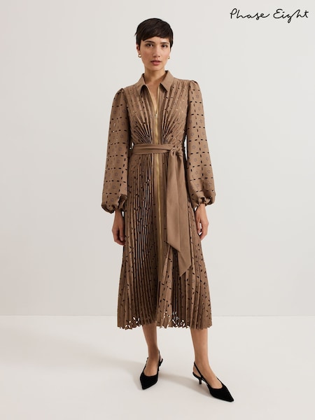 Phase Eight Natural Ryley Cut Out Dress (F41900) | €190