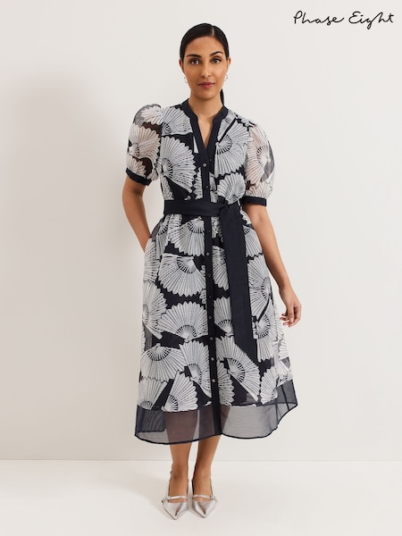 Phase Eight Blue Petite Skylar Dress (F41904) | 688 QAR