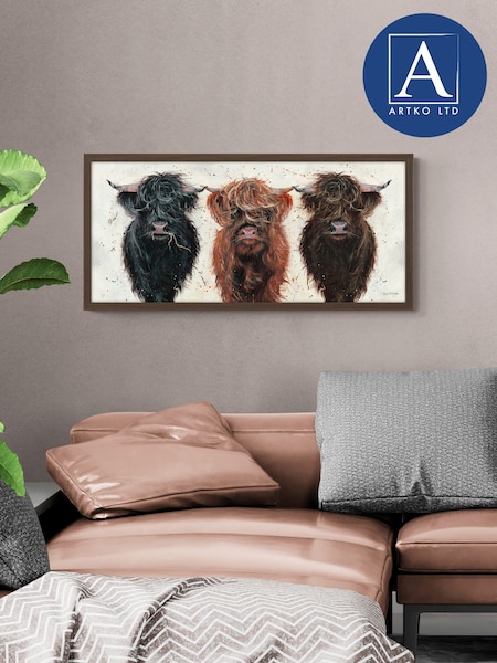 Artko Walnut Midnight, Mousse & Mocha by Bree Merryn Framed Art (F41965) | €129