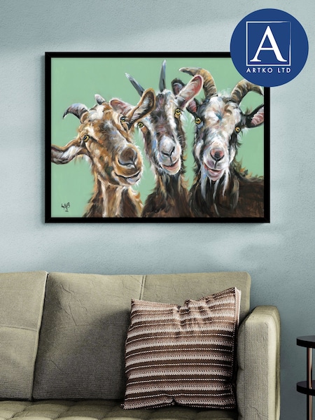 Artko Black Triple Trouble by Louise Luton Framed Art (F41973) | €116