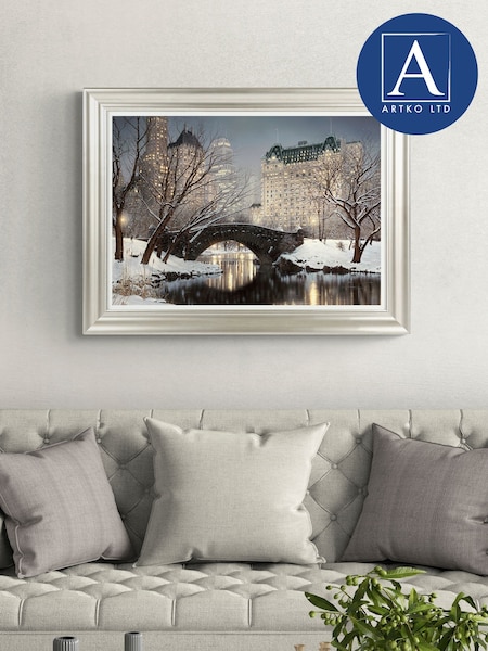 Artko Champagne Winter Nights, Central Park by Rod Chase Framed Art (F41974) | €163