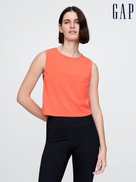 Gap Orange Breathe Cropped Muscle Vest (F42006) | €18.50