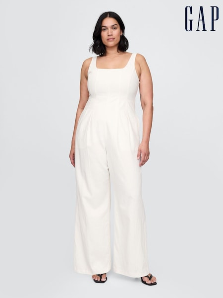 Gap Linen-Blend Seamed Jumpsuit (F42032) | 127 €