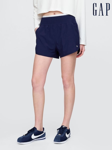 Gap Navy Blue High Waisted Running Shorts (F42040) | €43