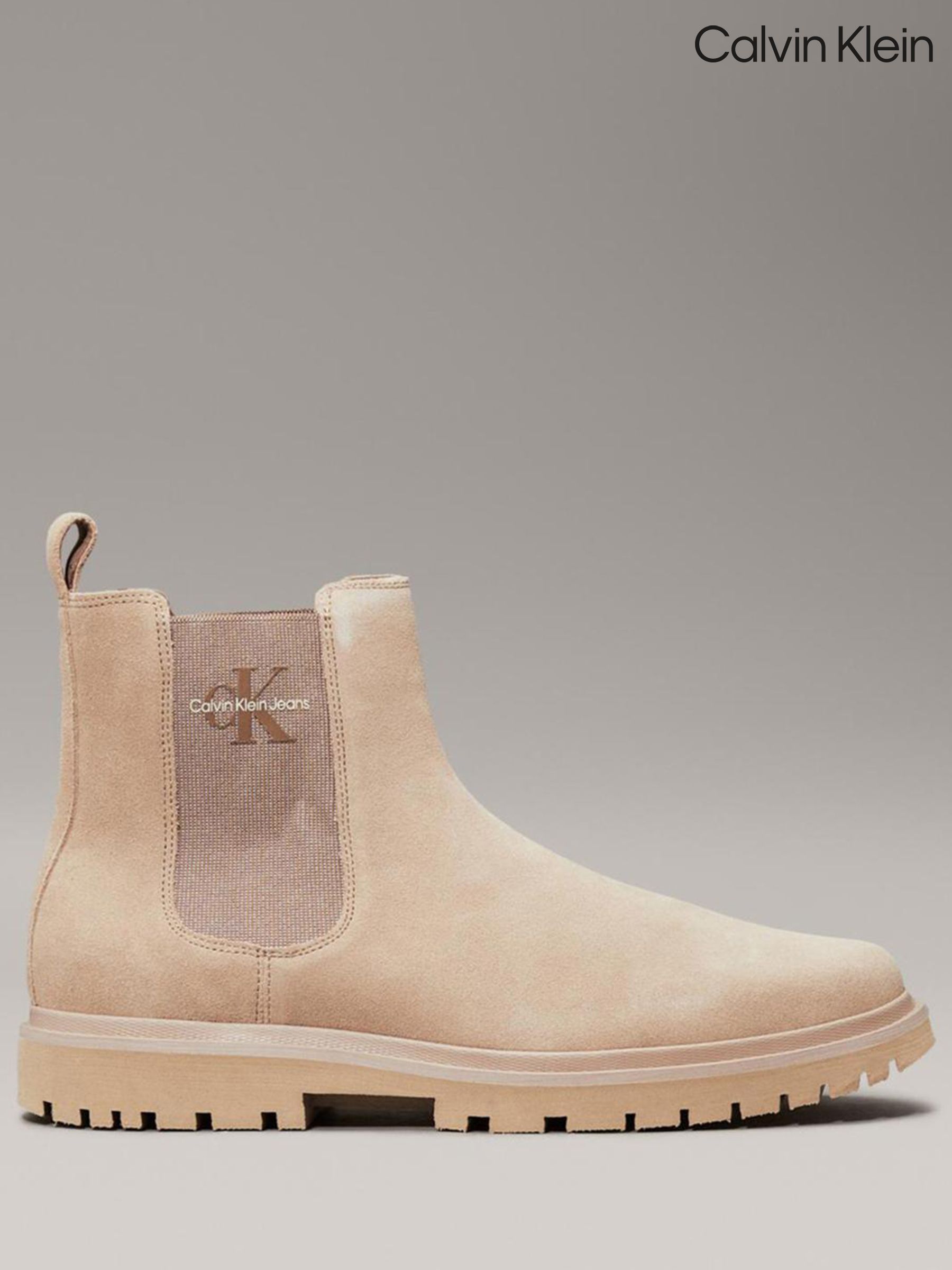 Calvin klein suede booties top