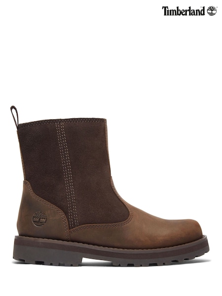 Timberland Courma Kids Mid Warm Lined Brown Boots (F42225) | €50