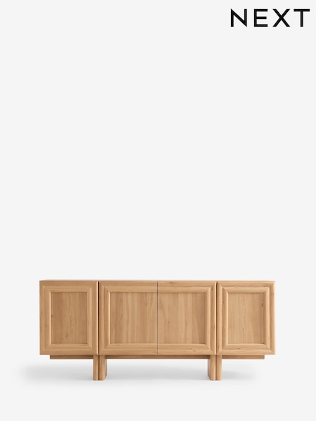 Natural Lars Oak Effect Slim Large Sideboard (F42540) | €490
