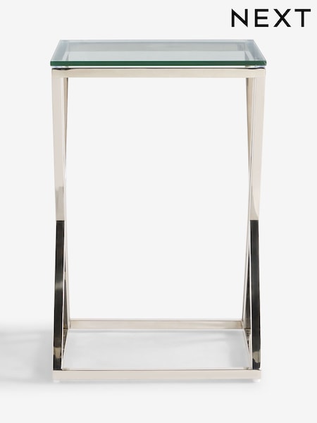 Silver Lucia Chrome Side Table (F42569) | €275