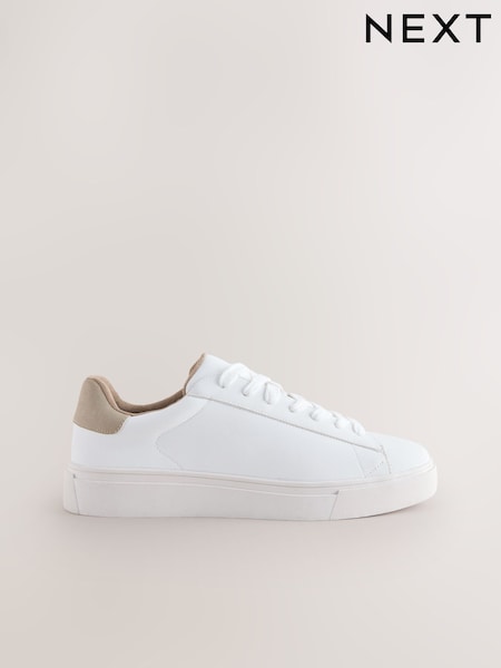 White Minimal Trainers (F42683) | AZN 77