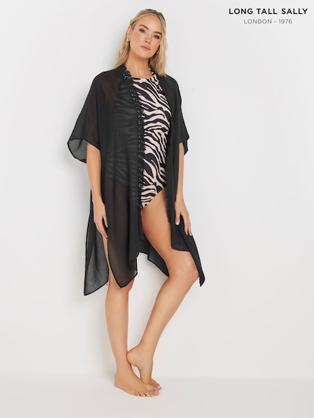 Musta - Long Tall Sally Tassel Trim Kaftan (F42760) | €38