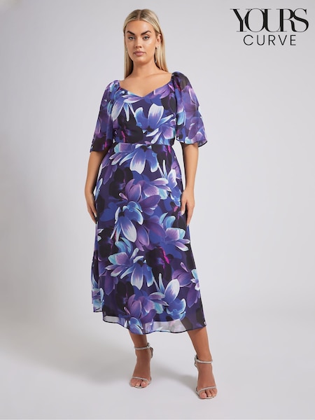 Yours Curve London V-Neck Maxi Dress (F42803) | €93