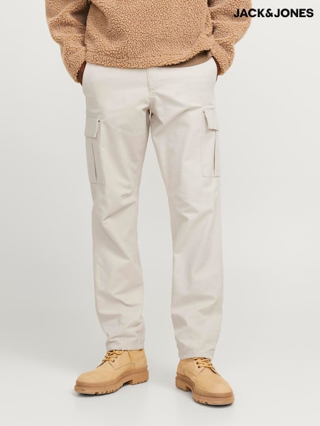 JACK & JONES Grey Loose Fit Cargo Trousers (F42854) | €46
