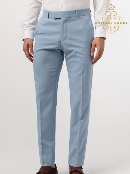 Antique Rogue Blue Montrose Cloud Trousers (F42862) | 317 QAR
