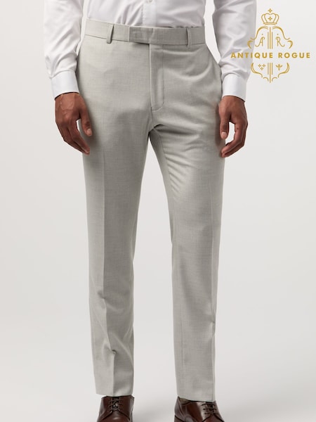 Antique Rogue Grey Blake Pale Trousers (F42875) | €105