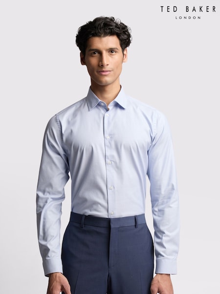 Ted Baker Blue Hart Diamond Dot Slim Shirt (F42882) | €101