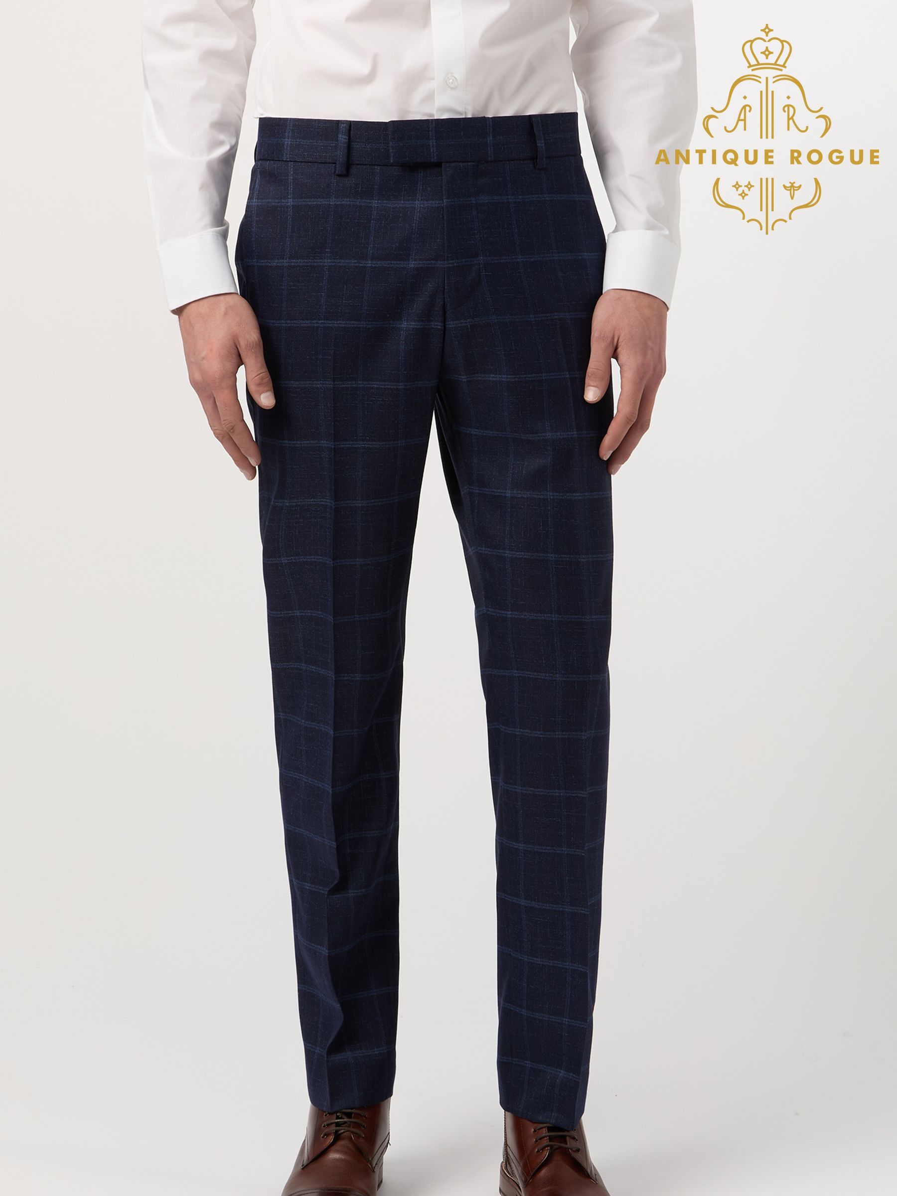Mens Checked Trousers | Skinny & Slim Fit Checked Trousers