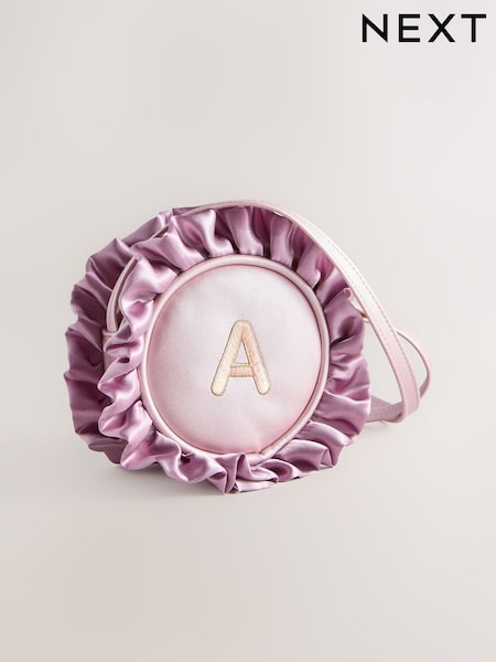 Pink Frill Initial Bag (F43105) | AED81