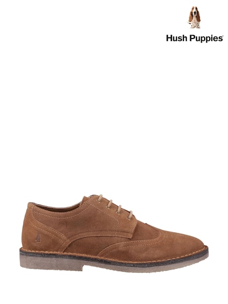Hush Puppies Samson Wingtip Brown Shoes (F43325) | € 92