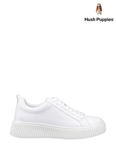 White - Hush Puppies Harlow White Sneakers (F43334) | 120 €