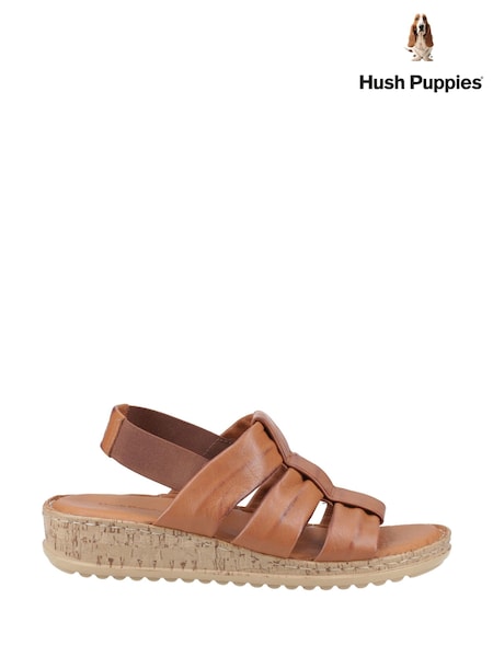 Hush Puppies Eden Gladiator Brown Sandals (F43345) | €102
