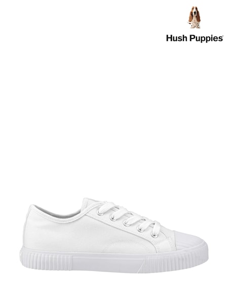 Hush Puppies Blue Freya Canvas Trainers (F43378) | €60