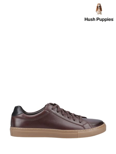 rjava - Hush Puppies Colton Cupsole Brown Trainers (F43392) | € 118