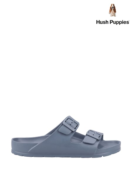 Hush Puppies Grey Lenny Mule Sandals (F43396) | €46