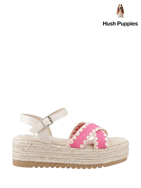 Hush Puppies Jemma Espadrille Black Sandals (F43406) | €77