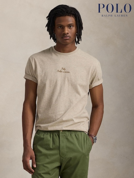 Polo Ralph Lauren Brown Short Sleeve Cotton T-Shirt (F43417) | €113