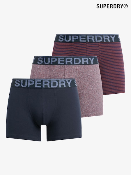 Superdry Blue Boxers 3 Pack (F43587) | €46
