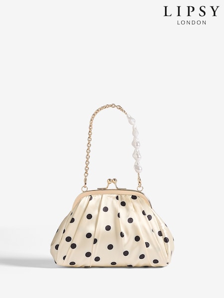 Lipsy Polka Dot Mini Pouch Bag (F43778) | 1 802 грн