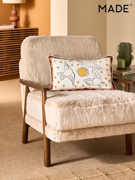 MADE.COM Helious Embroidered Cushion (F43841) | €44