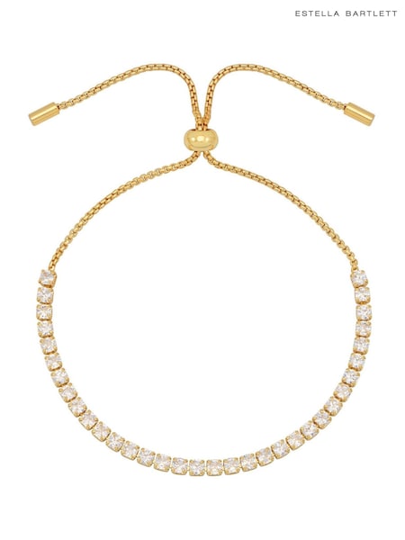 Guld ton - Estella Bartlett Tennis Bracelet (F43946) | kr530