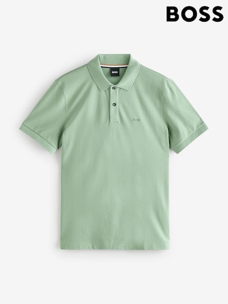 BOSS Green 100% Cotton Pallas Regular-Fit Logo Polo Shirt (F44072) | €130