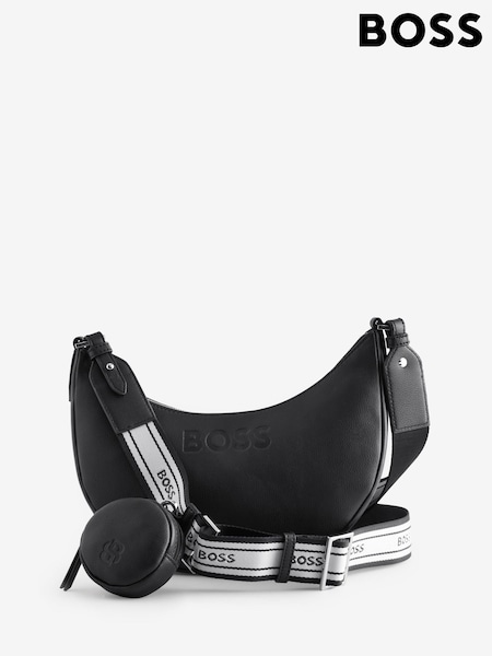 BOSS Addison Halfmoon Shape Cross-Body Bag (F44074) | 1,408 LEI